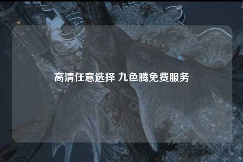 高清任意选择 九色腾免费服务